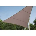 Produktbild: Perel Dreieck-Sonnensegel 500 cm x 500 cm Braun-Grau