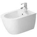 Produktbild: Duravit Darling New Wand Bidet 22491500001 mit Hahnloch, mit Überlauf, weiss, wondergliss