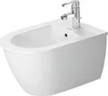 Produktbild: Duravit Wand-Bidet DARLING NEW mit Überlauf, Hahnlochbank, 370 x 540 mm, 1 Hahnloch weiß