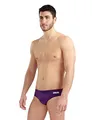 Produktbild: Arena Herren Team-Badehose Solid Schwimm-Slips, Pflaumen-Weiß, 7