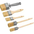 Produktbild: Böttcher-AG Malerpinsel Set, 5-teilig, Pinsel-Set, Synthetikborste, für Lack und Lasur