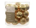 Produktbild: Kaemingk Weihnachtskugeln Mini 2,5cm Glas Glanz/matt 24 Stück Gold