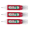 Produktbild: PENTEL Pentex ZLC31-W Korrekturstifte, feine Spitze, 12 ml, 3 Stück