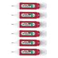 Produktbild: PENTEL Pentex ZLC31-W Korrekturstifte, feine Spitze, 12 ml, 6 Stück