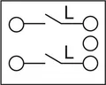 Produktbild: Delock - Easy 45 - Druckschalter - 1 Kippschalter - 10 A - Wechselstrom 250 V - weiß, RAL 9003 (81360)