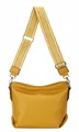 Produktbild: ITALYSHOP24 Schultertasche Damen Tasche Shopper HOBO Cross Over Body Bag Umhängetasche Weekender, große 3xFach geteiltes Hauptfach, Freizeit Abend Urlaub, Leder Optik