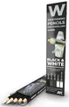 Produktbild: Aquarell Pencil Set Bleistift Black And White Ak10039 AK10039 Ak Interactive