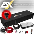 Produktbild: ESX DBX600AMP Basspaket  Dual Downfire Subwoofer Box mit Verstärker und Kabelset