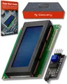 Produktbild: AZDelivery HD44780 2004 LCD Display Bundle Blau 4x20 mit weißen Zeichen mit I2C Schnittstelle kompatibel mit Arduino und Raspberry Pi inklusive E-Book!