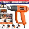 Produktbild: 230V Heissluftfön Heißluftpistole Heissluftgebläse inkl. 4tlg Zubehör 2000 Watt