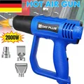 Produktbild: 2000W Heißluftgebläse Heißluftpistole Einstellbar 4 Düsen Heißluftfön Löten Satz