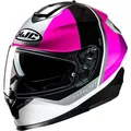 Produktbild: Motorrad Helm M - HJC C70N Alia - Integralhelm weiß-pink-silber-schwarz