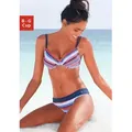 Produktbild: s.Oliver Bügel-Bikini mit maritemen Streifen blau|rot 42