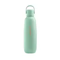 Produktbild: SodaStream 0,9L Fizz&go COOL Metallflasche Mint | Spülmaschinengeeignet | Kompatibel mit Duo, E-Duo, Terra UVM. | Hält bis zu 12 Stunden warm & kalt | BPA-frei | 1er-Pack