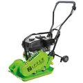 Produktbild: Zipper Rüttelplatte ZI-RPE60 inkl. Gummiplatte und Fahrwerk 62 kg 4 kW
