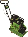 Produktbild: Zipper Rüttelplatte ZI-RPE60 inkl. Gummiplatte und Fahrwerk 4 kW