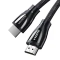 Produktbild: Geflochtenes Kabel mit HDMI 2.1 8K/4K-Anschlüssen, 3 m, schwarz