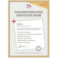 Produktbild: walther-design Bilderrahmen New Lifestyle KVX130G, A4, 21 x 29,7 cm, Kunstglas, Kunststoffrahmen, gold