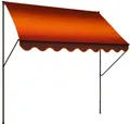 Produktbild: Angerer Klemmmarkise Exklusiv mit Handkurbel, Terrasse/Balkon, einfache Montage ohne Bohren, Made in Germany, hochwertiger Stoff, UV-beständig, höhenverstellbar, wasserabweisend, 250 cm Ombré
