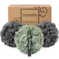 Produktbild: Großer 70g Luffaschwamm Body Scrubber Badeschwamm Sanfter Peeling Schwamm - K...