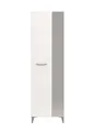 Produktbild: INOSIGN Garderobenschrank Como, Kleiderschrank, Stauraumschrank, Flurschrank, Höhe 195 cm in Opaque Weiß mit MDF-beschichtet Fronten, mit Spiegel