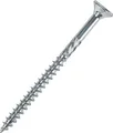 Produktbild: STIER Senkkopf-Spanplattenschraube 4,5x80 Stahl galvanisch verzinkt TX 20, selbstschneidende Spitze, Teilgewinde, Fräskopftechnologie, Schrauben für Holz