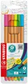 Produktbild: STABILO Fineliner STABILO Fineliner point 88 Neon, 6er Set