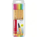 Produktbild: Fineliner - STABILO point 88 - 6er Pack - Neonfarben 6 Neonfarben