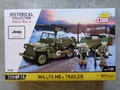 Produktbild: COBI 3132 - HISTORICAL COLLECTION - WWII Militärjeep Willys MB & Trailer