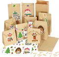 Produktbild: Adventskalender zum Befüllen Kinder 24 tüten DIY Weihnachtstiere