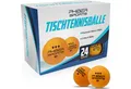 Produktbild: PHIBER-SPORTS Tischtennisball Orange 3 Stern [24 Stück] - Ideal für Anfänger, Familien und Profis (Set, 24-St., 24 orange 3-Stern Tischtennisbälle), Nach Wettbewerbsrichtlinien produziert
