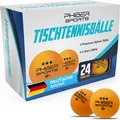 Produktbild: 24 Stück Tischtennisbälle - 3 Stern 40+ Premium Orange – Perfekte Spieleigens...