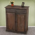 Produktbild: Schrank Kommode, Shabby-Look, Vintage braun, 78x66x33cm