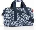 Produktbild: Reisenthel Allrounder M, Uni, Schultertasche, Medium, Reißverschluss, Blau, Weiß, Muster