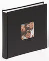 Produktbild: walther design Fotoalbum schwarz 200 Fotos 13 x 18 cm Memo-Einsteckalbum mit Cover-Ausstanzung, Fun ME-116-B