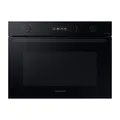 Produktbild: Samsung Kompaktofen mit MIkrowelle NQ5B4553FBK/U1, 45 cm, 50 ℓ, WiFi-Steuerung, SmartThings Cooking, 20 Automatikprogramme, Schwarzes Glas