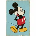 Produktbild: Mickey Mouse Poster Retro 57, Geburtstag, Weihnachtsgeschenk, Offiziell Produkt