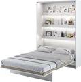 Produktbild: Wandklappbett Bed Concept 140x200 Schrankbett Vertikal Wandbett Gästebett Weiß