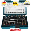 Produktbild: Makita B-54081 Ratschen-Bit-Set 21-teilig Klappbox Bit-Set Ratschen-Set Bits