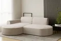 Produktbild: Ecksofa Designersofa BONDY in Stoff Neve Beige Ottomane Links