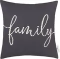 Produktbild: TOM TAILOR HOME Dekokissen Family, aus hochwertiger Baumwolle, Kissenhülle ohne Füllung, 1 Stück
