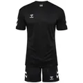 Produktbild: hummel T-Shirt Sportset Regular Fit Logodruck (2-tlg) hmlLOGO SET KIDS schwarz 116 EU