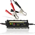 Produktbild: Dunlop Ladegerät Autobatterie mit LEDAnzeige - Batterieladgerät 12V - Batterie L