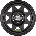 Produktbild: Dotz Dakar black (ohne Nabenbecher) 6x15 ET0 - LK5/139.7 ML110 Felge Stahl