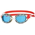 Produktbild: Zoggs Predator Schwimmbrille Unisex weiß rot blau Regular Fit