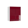 Produktbild: Vicco Hängeschrank Fame-Line, hängender Küchenschrank, Bordeaux Hochglanz/Weiß, 60 cm