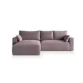 Produktbild: MASSENO Ecksofa mit Schlaffunktion Foril ¦ lila/violett ¦ Maße (cm): B: 265 H: 83