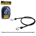 Produktbild: fuxton fuxton 10 Spanngurte mit Haken, 100 cm schwarz Spanngummi, (Expander, Gepäckspanner, Gummiband) für Fahrradträger, Ladungssicherung, Auto