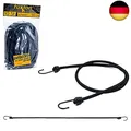 Produktbild: fuxton 10er Set Spanngummi mit Haken an beiden Seiten, 100cm schwarz