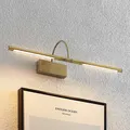 Produktbild: Lucande LED-Bilderlampe Fehmke, messingfarben, Metall, 52 cm Fehmke, bronze / altmessing, für Wohn- / Esszimmer, Aluminium, Antik, Wandleuchte, Wandlampe Innen 9626430